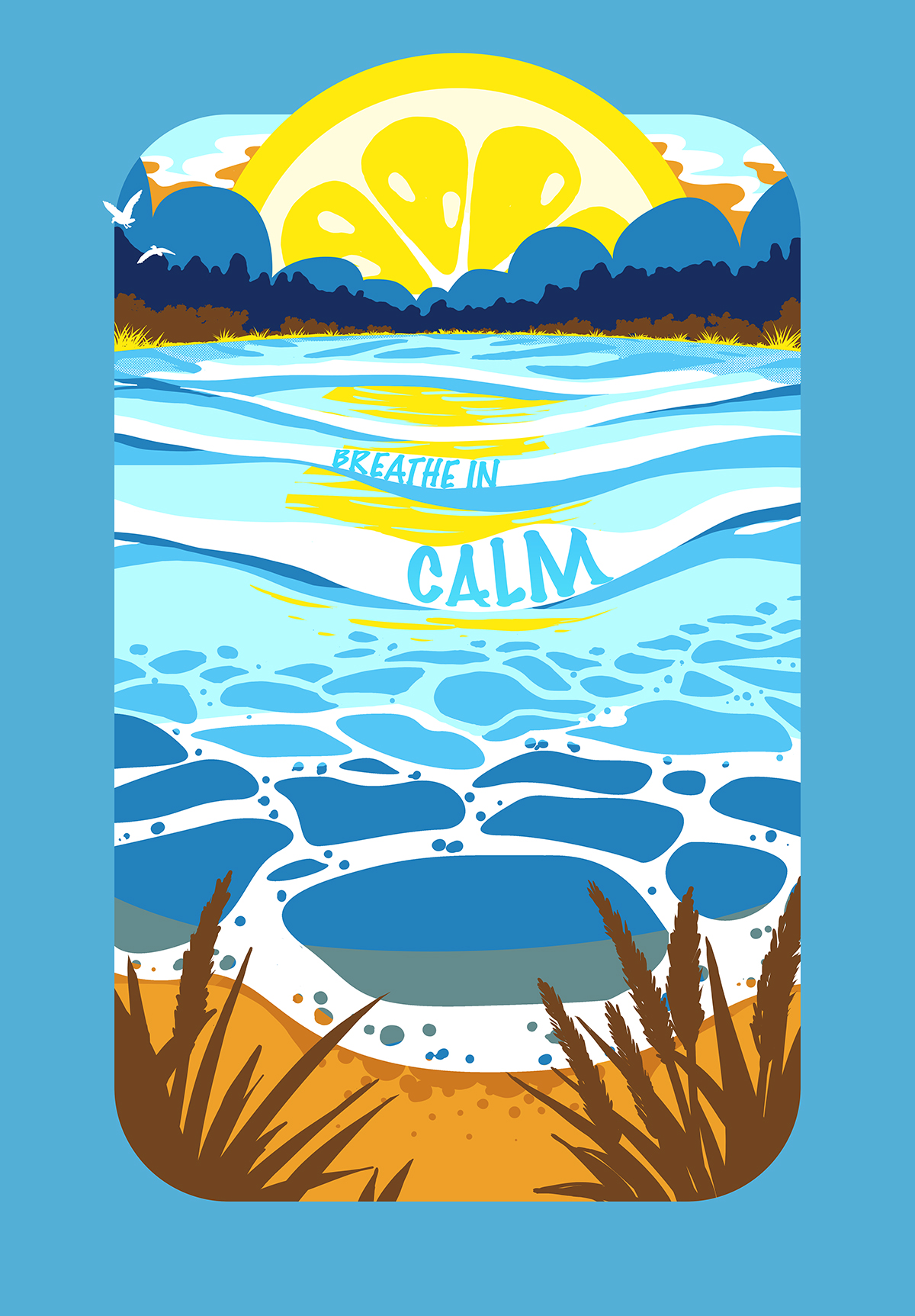 beach themed artwork